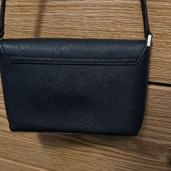 Kate Spade Black Crossbody Bag with Silver Logo - Picture 3 of 6